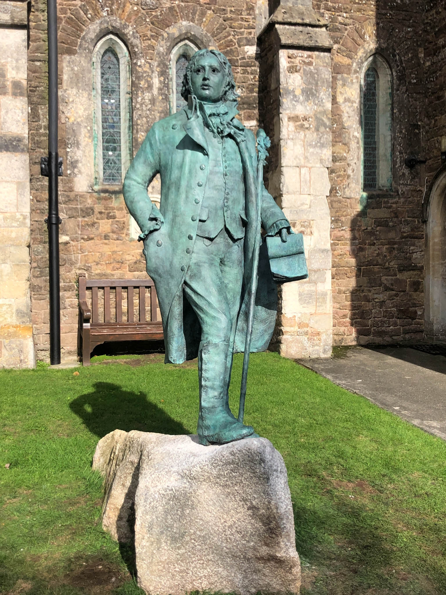 Bronze Sculpture, Samuel Taylor Coleridge